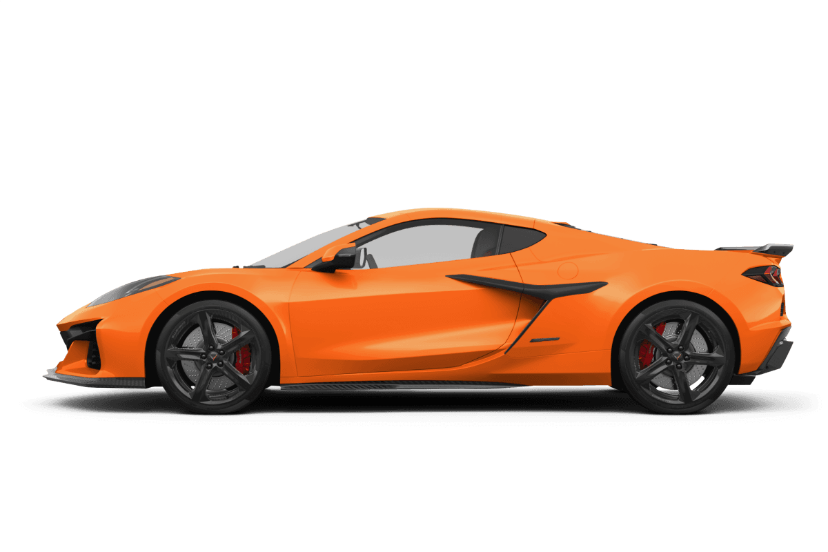 Chevrolet Corvette  - Side view Chevrolet Corvette  - Side view